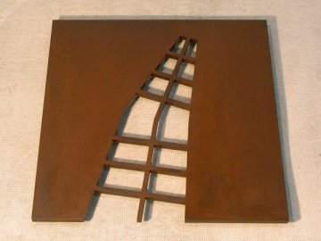 Serie Escletxes III 50 x 50 x 1 cms, Acer, 2005_w600_h450